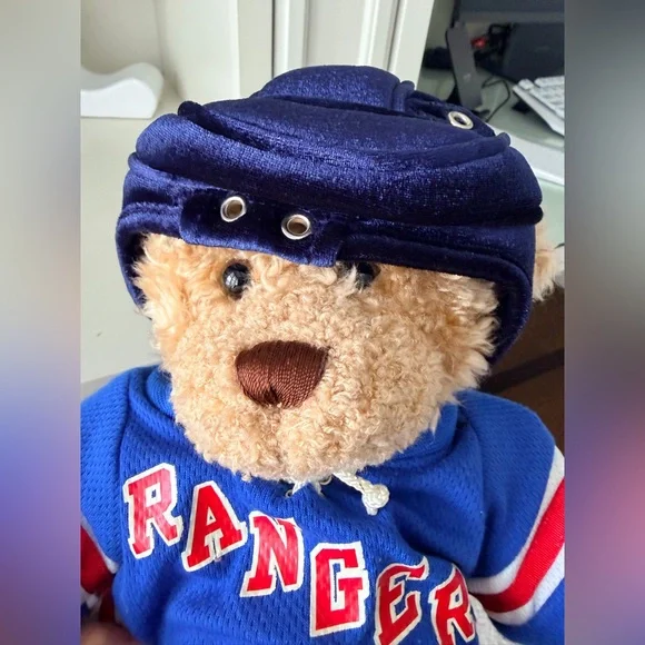 BUILD-A-BEAR New York Rangers Hockey NHL Official Plush Bear Stuffed 16 inches - Picture 7 of 12